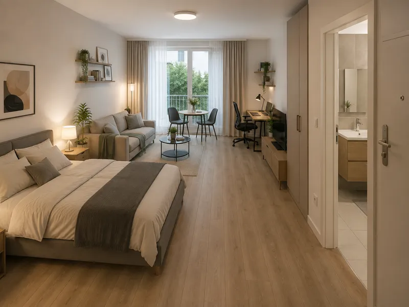 Grunewald – Ku’damm | Erstbezug nach Kernsanierung | 1-Zimmer-Wohnung | hochwertig möbliert | Balkon — photo 1